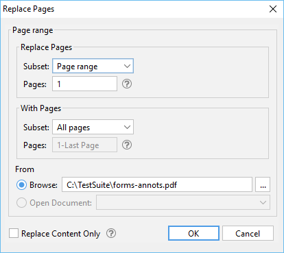 Replacing Pages in PDF Studio – PDF Studio Knowledge Base